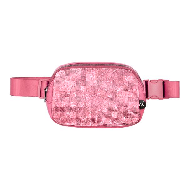 CC RHINESTONE FANNY PACK