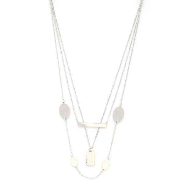 SDJ LAYERED METAL NECKLACE