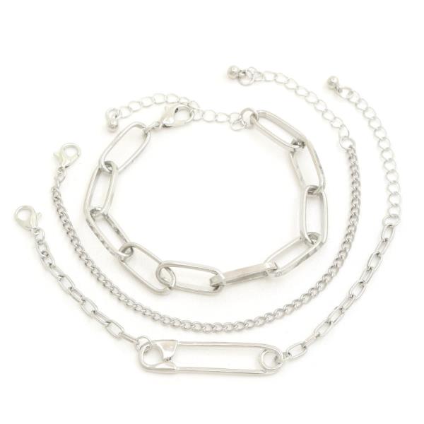 SDJ LONG OVAL ASSORTED BRACELET SET