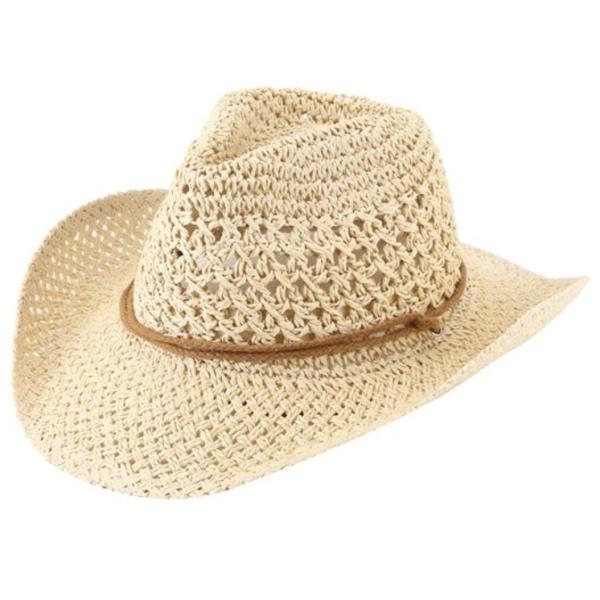 STRAW COWBOY SUN HAT