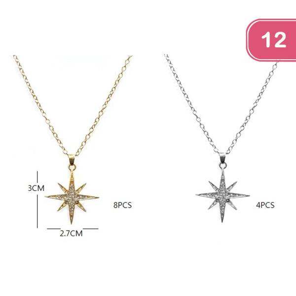 STAR NECKLACE (12 UNITS)