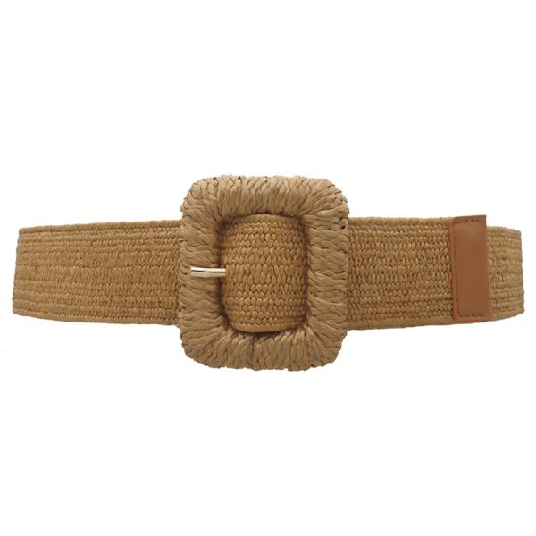 PLUS STRAW WRAPPED RECTANGLE ELASTIC STRAW BELT