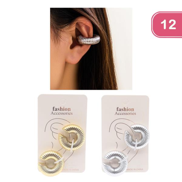 CHUNKY EAR CUFF EARRING (12 UNITS)