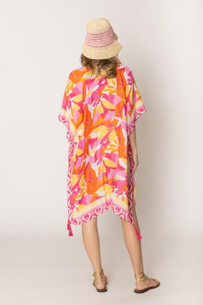 FLORAL PRINT KIMONO