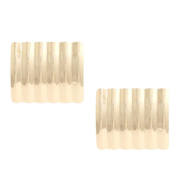 RECTANGLE METAL EARRING