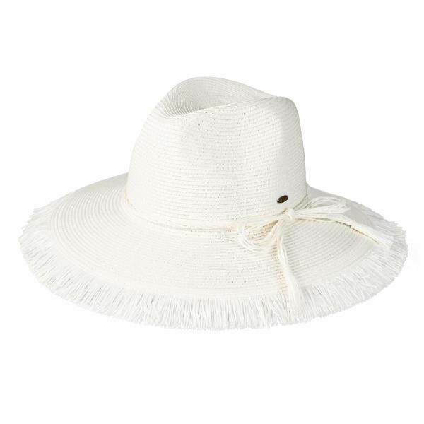 CC PANAMA SUN HAT WITH FRINGE