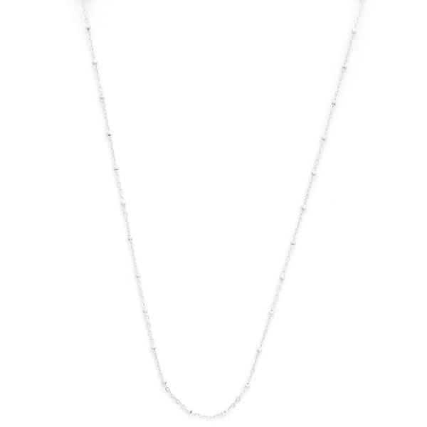 SODAJO DAINTY BALL LINK THICKER LAYERED IN 18KT GOLD NECKLACE