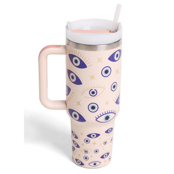 COMFYLUXE EVIL EYE TUMBLER