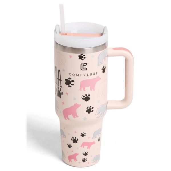 COMFYLUXE MAMA BEAR & PAW PRINTS TUMBLER