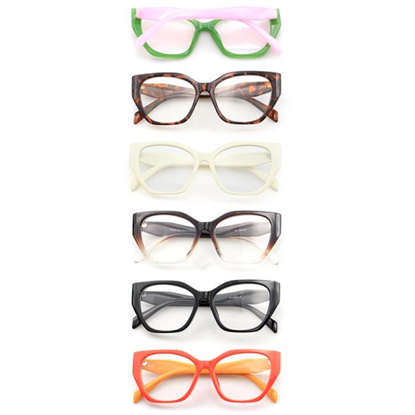 CLEAR STYLISH ROUNDED SQUARE SUNGLASSES 1DZ
