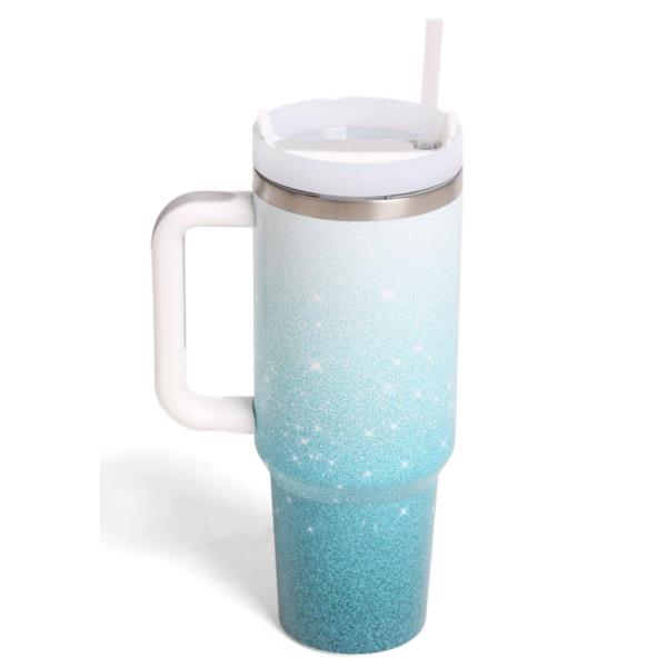 COMFYLUXE GLITTER GRADIENT TUMBLER