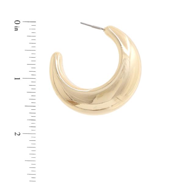 OPEN HOOP EARRING