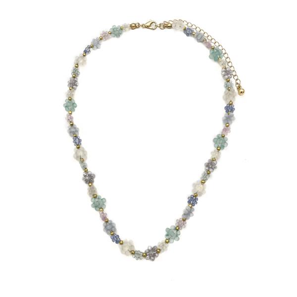 BEAD FLOWER NECKLACE
