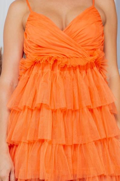($31.75/EA X 6 PCS) Dress 0019 Orange