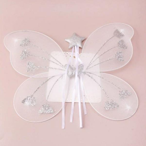 BUTTERFLY WING STAR WAND SET