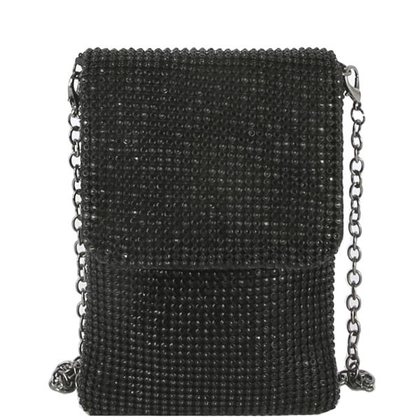 (ONLINE ONLY) RHINESTONE COVERED CROSSBODY BAG