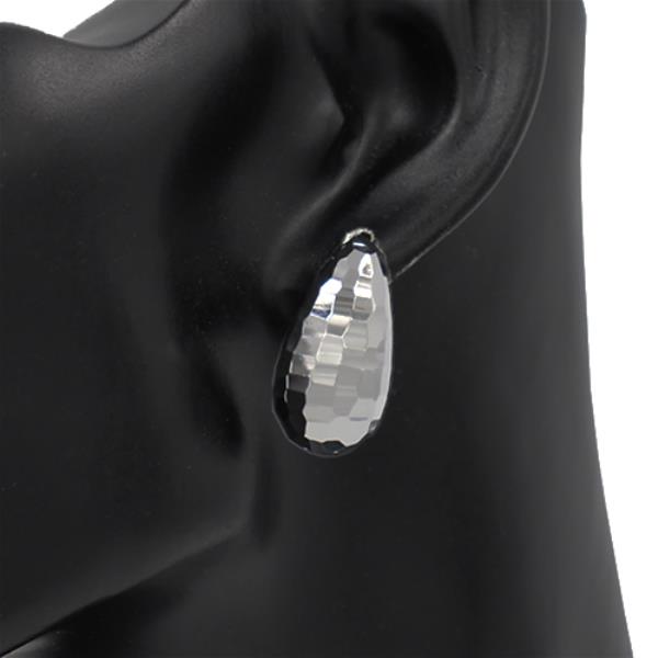 METAL TEARDROP EARRING