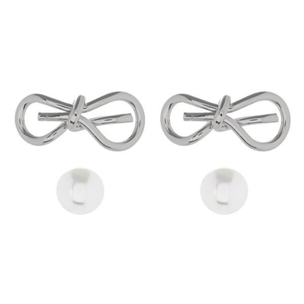 RIBBON POST EARRINGS SET