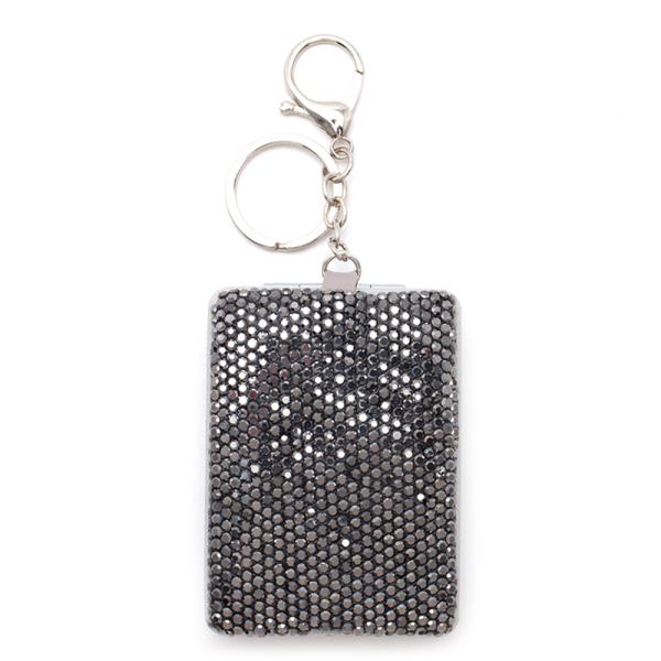 RHINESTONE MIRROR KEY CHAIN