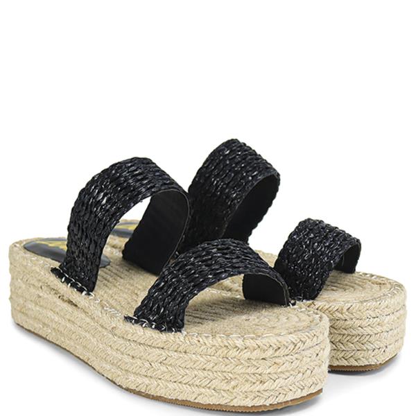 RAFFIA DOUBLE STRAP ESPADRILL 12 PAIRS