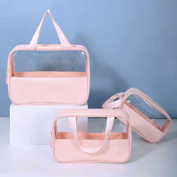 3 IN 1 CLEAR MAKEUP POUCH BAG