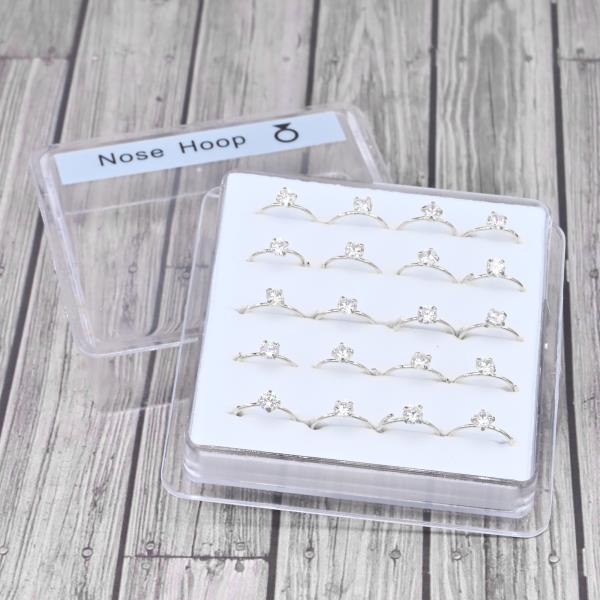 STONE NOSE HOOP RING (20 UNITS) 1 BOX