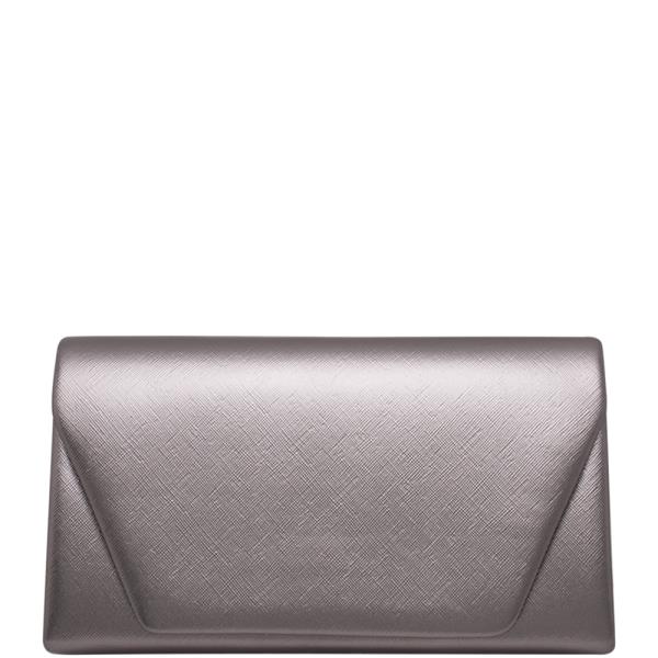 SMOOTH FLAP CLUTCH CROSSBODY BAG