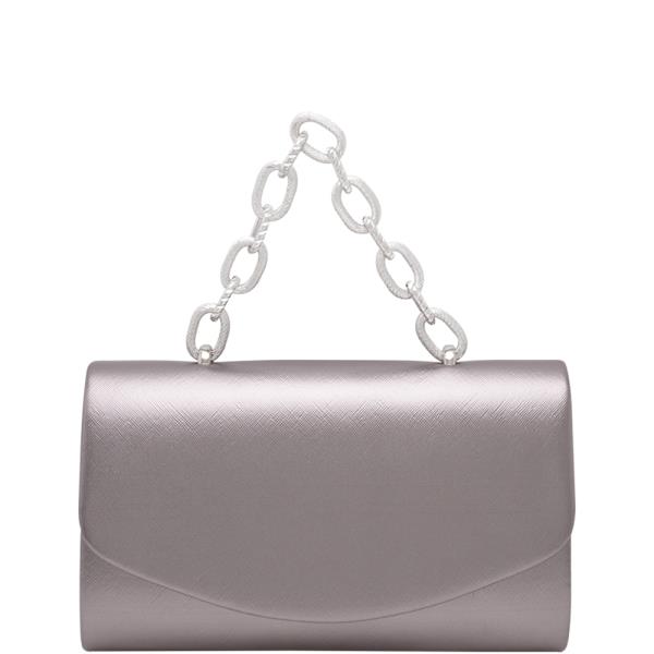 SMOOTH CHAIN LINK CROSSBODY BAG