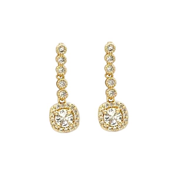 CZ STONE EARRING