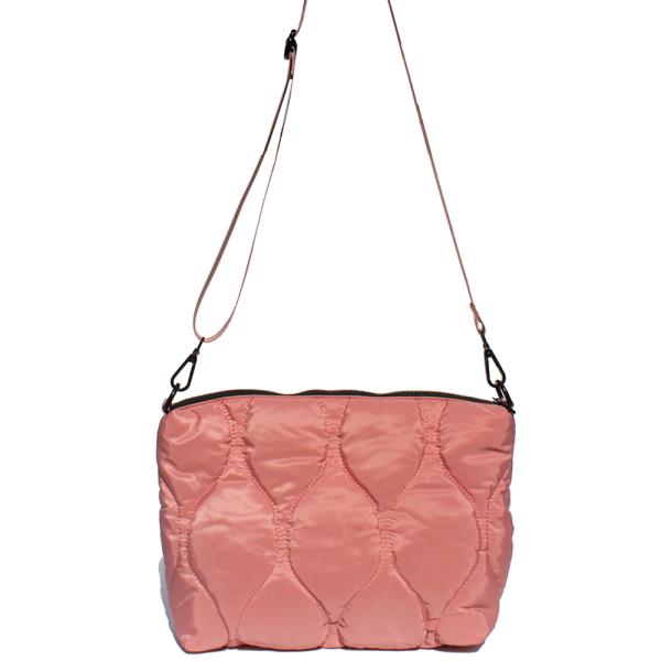2IN1 NYLON QUILTED HOURGLASS TOTE BAG