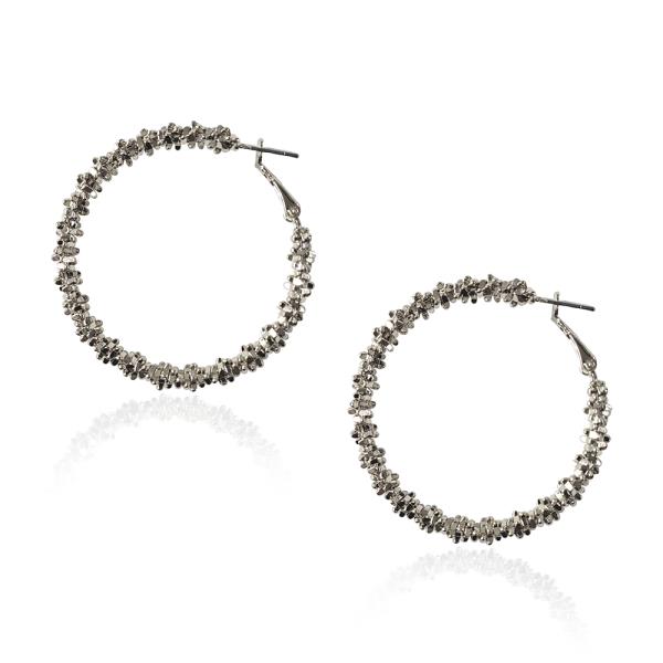 METAL HOOP EARRING