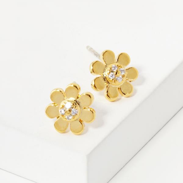 18K GOLD RHODIUM DIPPED FRAGRANCE OF YOUR SOUL EARRING
