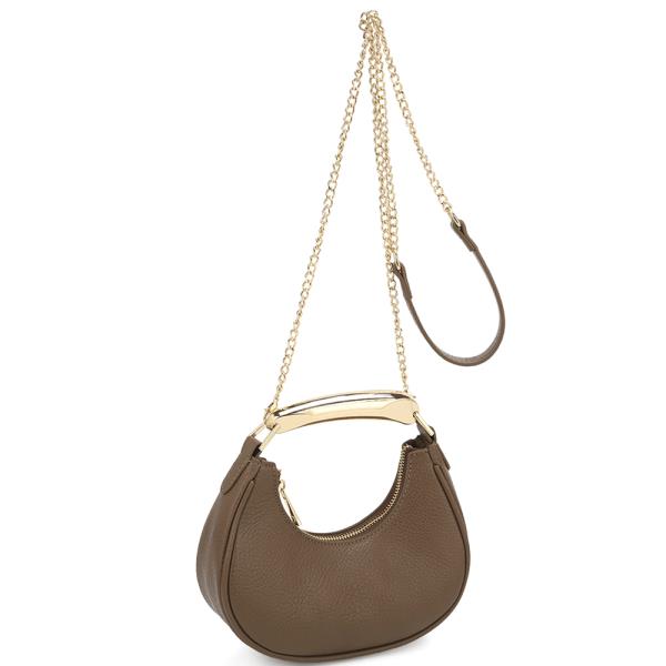 CHIC ROUNDED DESIGN CROSSBODY BAG