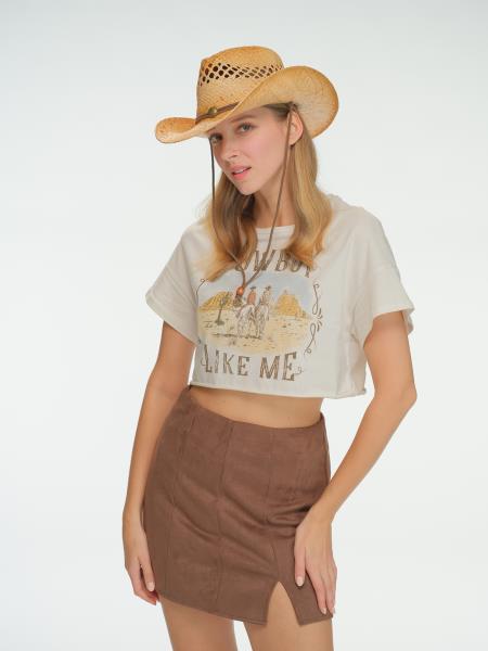 CC RAFFIA COWBOY HAT