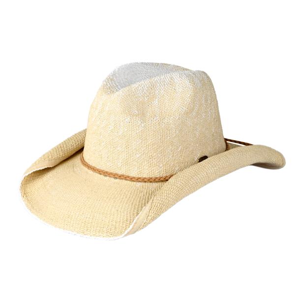 CC OMBRE ROLLED UP EDGE COWBOY HAT