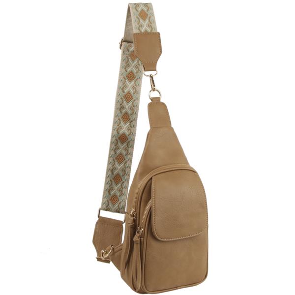 (PRE-ORDER / ONLINE ONLY) SMOOTH ZIPPER SLING CROSSBODY BAG