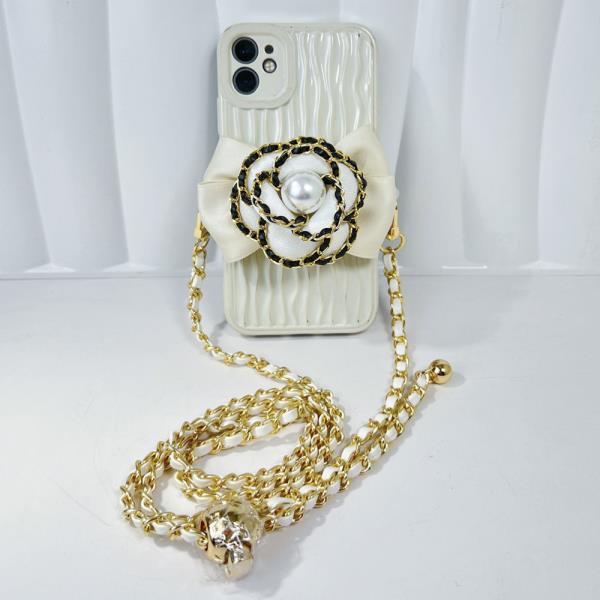FLOWER PHONE HOLDER WITH STRAP