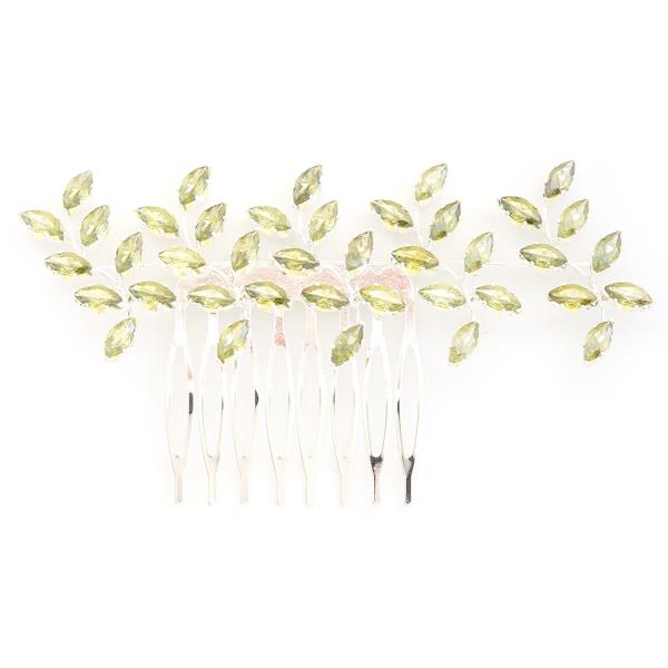 CRYSTAL STONE BRIDAL HAIR COMB