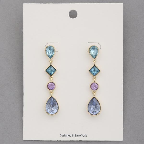 STONE DROP EARRING