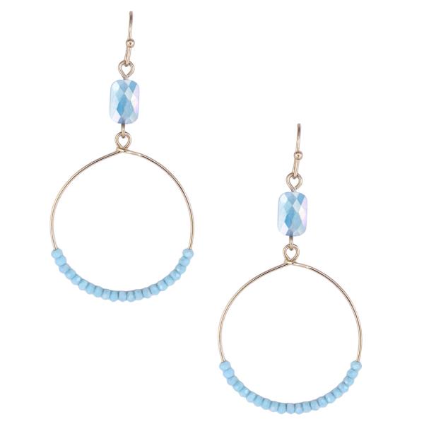 ROUND DANGLE EARRING