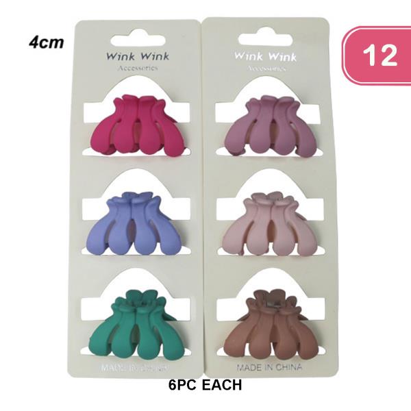 JAW HAIR CLIPS (12 UNITS)