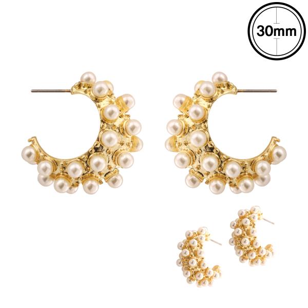 PEARL STUDDED EARRING