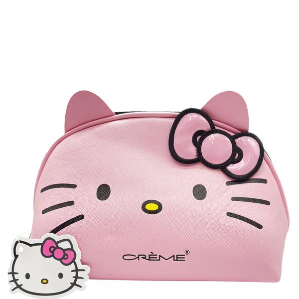 THE CREME SHOP-HELLO KITTY- THINK PINK MAKEUP POUCH