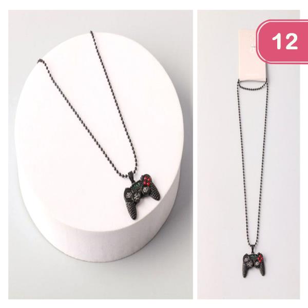 GAMER REMOTE CHARM NECKLACE (12 UNITS)