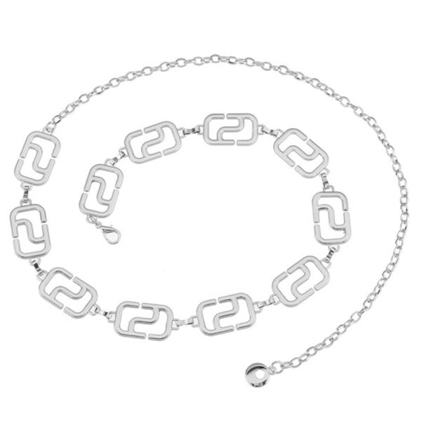 RECTANGLE METAL CHAIN BELT