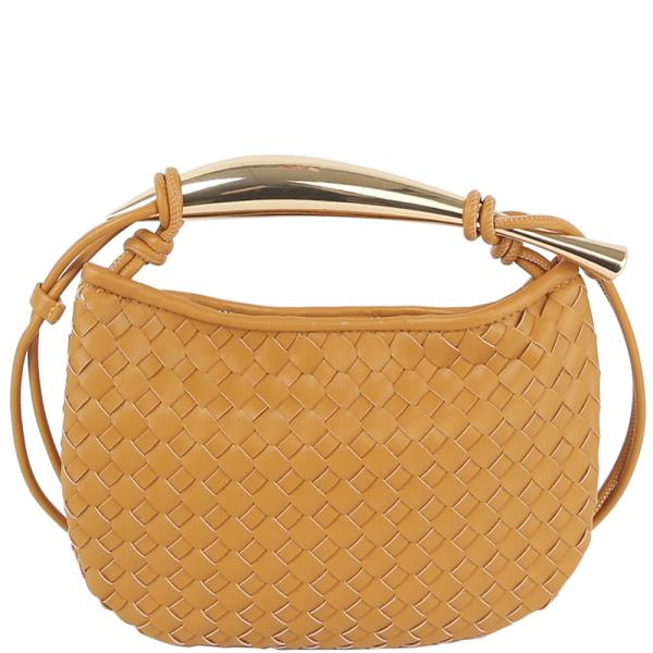 WOVEN TEXTURED CROSSBODY BAG