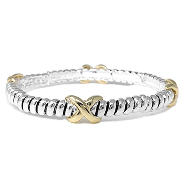TAILORED ROPE TEXTURE STRETCH BRACELET
