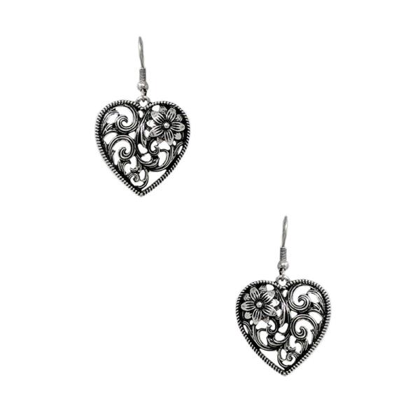 WESTERN TAILORED CUT OUT FILIGREE EARRING