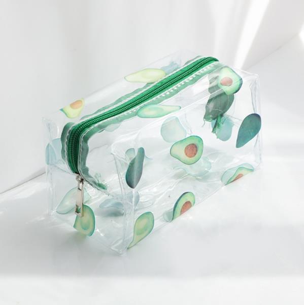 CLEAR MULTI PRINT MAKEUP POUCH