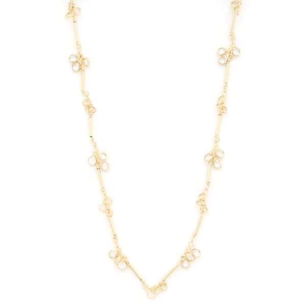 SODAJO DAINTY HEART CUT OUT GOLD DIPPED NECKLACE